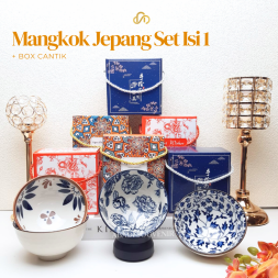 Mangkok jepang set isi 1 box cantik