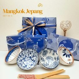 Mangkok Set Model Jepang isi 4pcs
