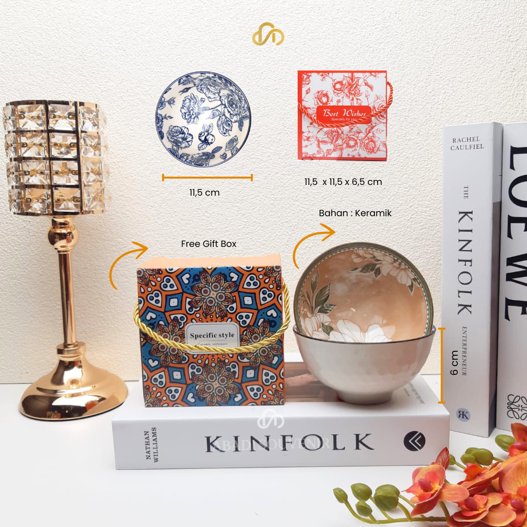 Mangkok jepang set isi 1 box cantik - Gambar 3