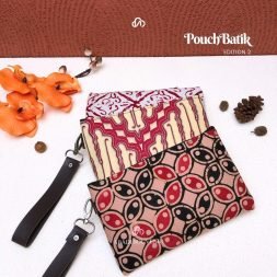 Pouch Batik Seri 2 19x12 with Plastic Mica