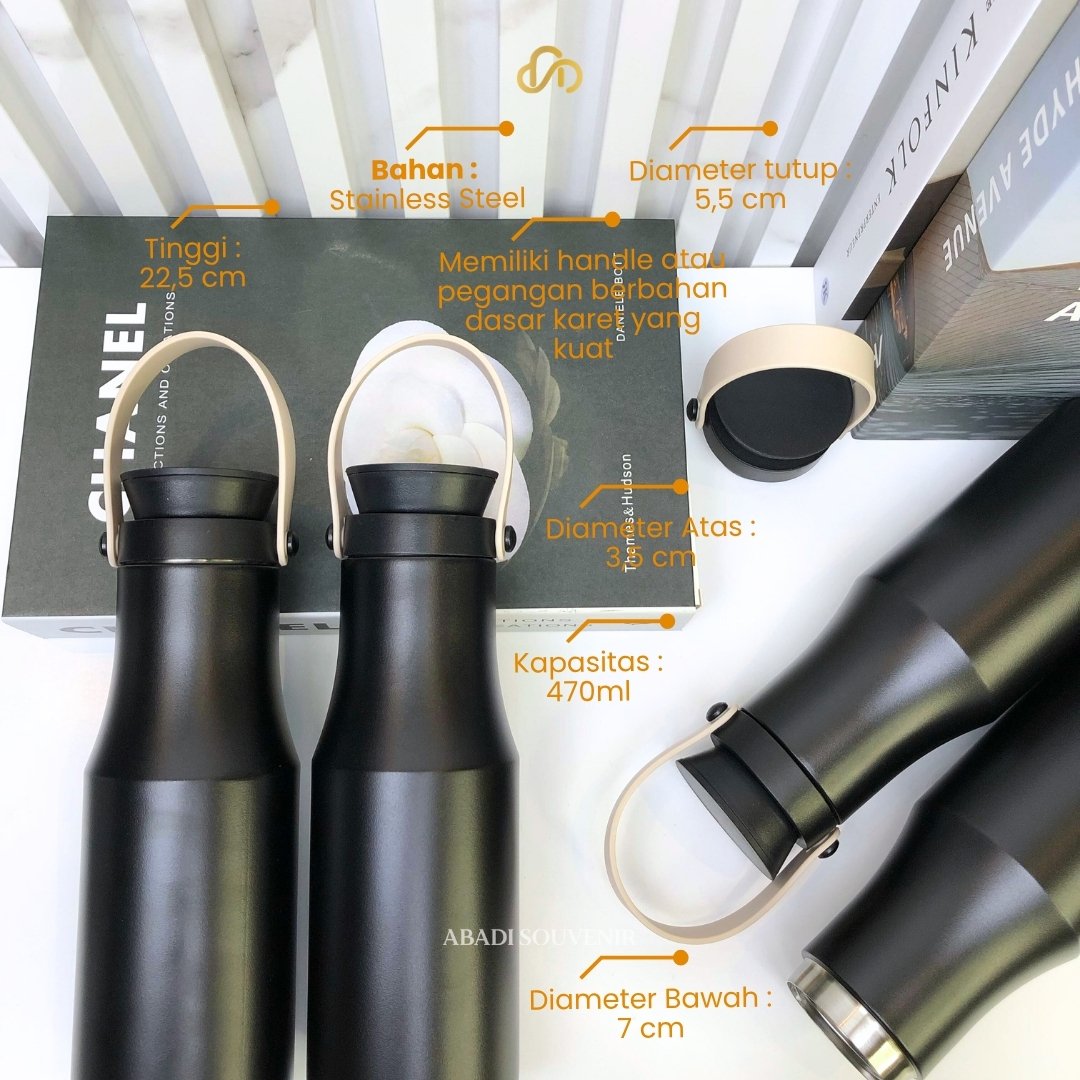 LocknLock Metro Double Tumbler 470ml Botol Panas Dingin Tumblr Tumbler Thermos - Gambar 7