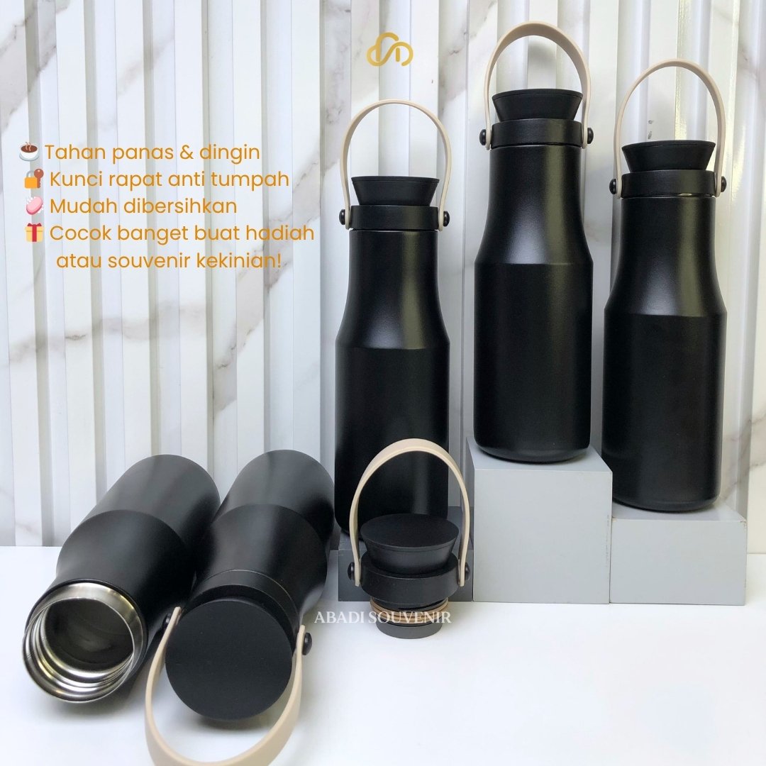LocknLock Metro Double Tumbler 470ml Botol Panas Dingin Tumblr Tumbler Thermos - Gambar 5