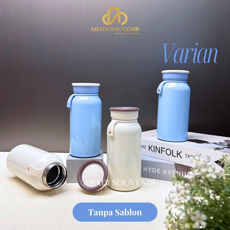 Tumbler Thermos Botol Milk Mini Latte Stainless Steel 400ml - Gambar 7