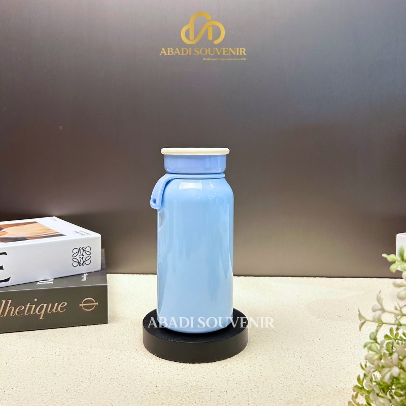 Tumbler Thermos Botol Milk Mini Latte Stainless Steel 400ml - Gambar 5