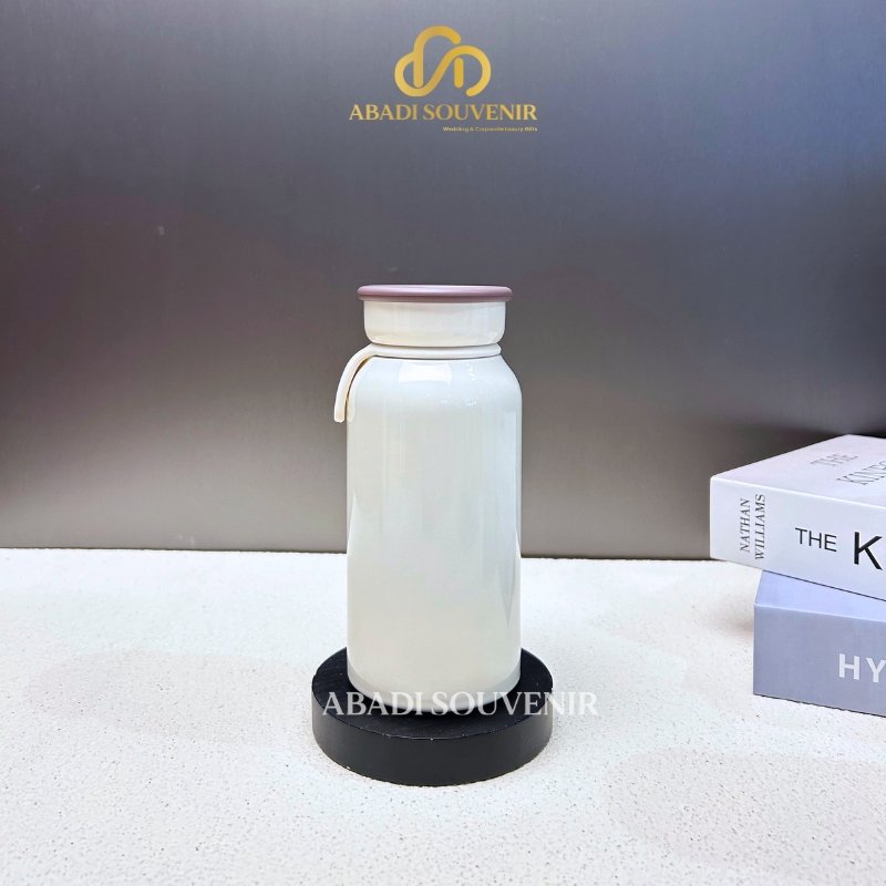 Tumbler Thermos Botol Milk Mini Latte Stainless Steel 400ml - Gambar 4
